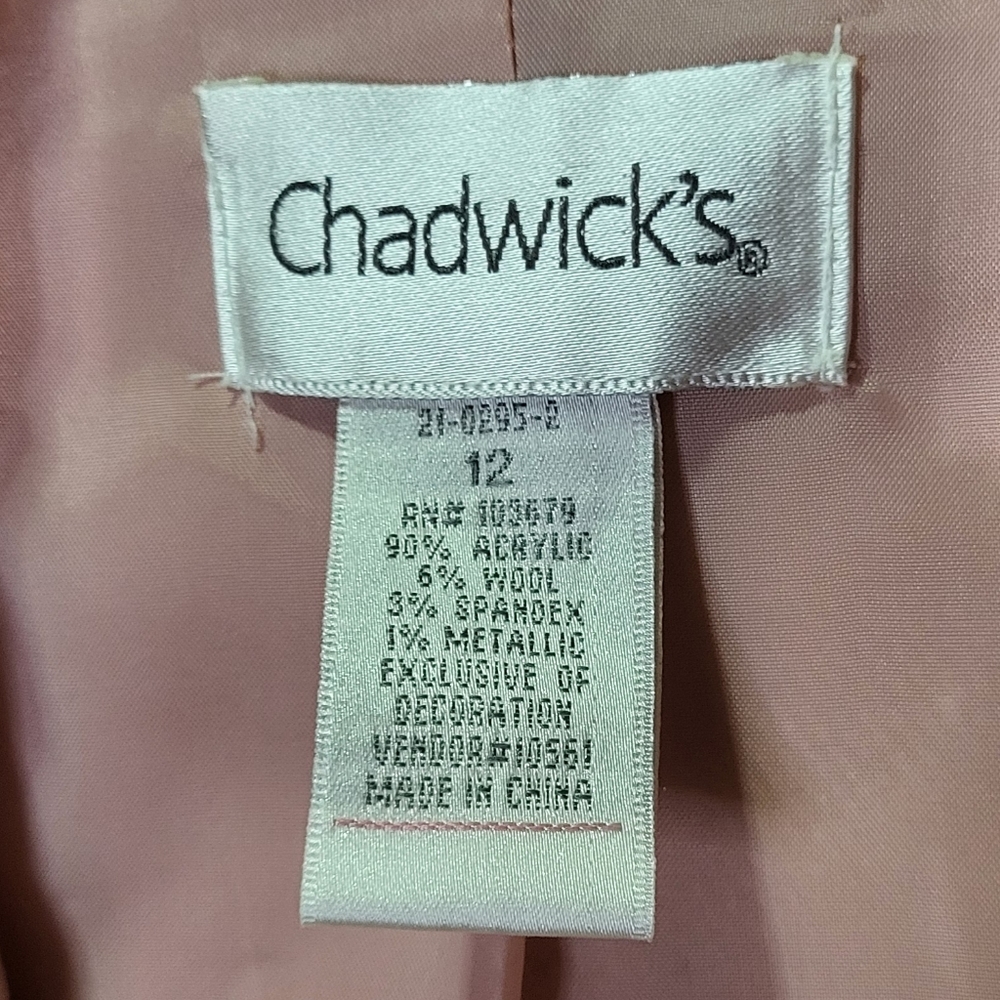 Women's Embellished Blush Pink Jacket - Picture 2 of 8